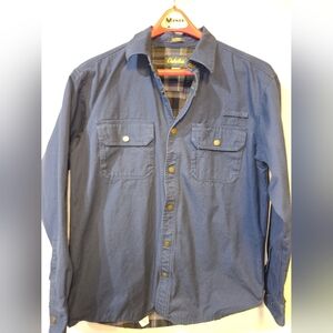 Cabela's Navy Long-Sleeve Barn Jacket/ Shirt